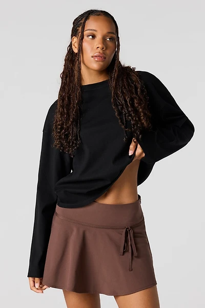 Heavy Cotton Long Sleeve Top