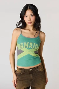 Camisole à imprimé délavé Jamaica
