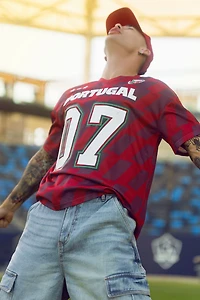 Portugal Graphic Mesh Soccer Jersey