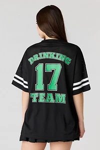 St. Patrick's Day Graphic Mesh Jersey