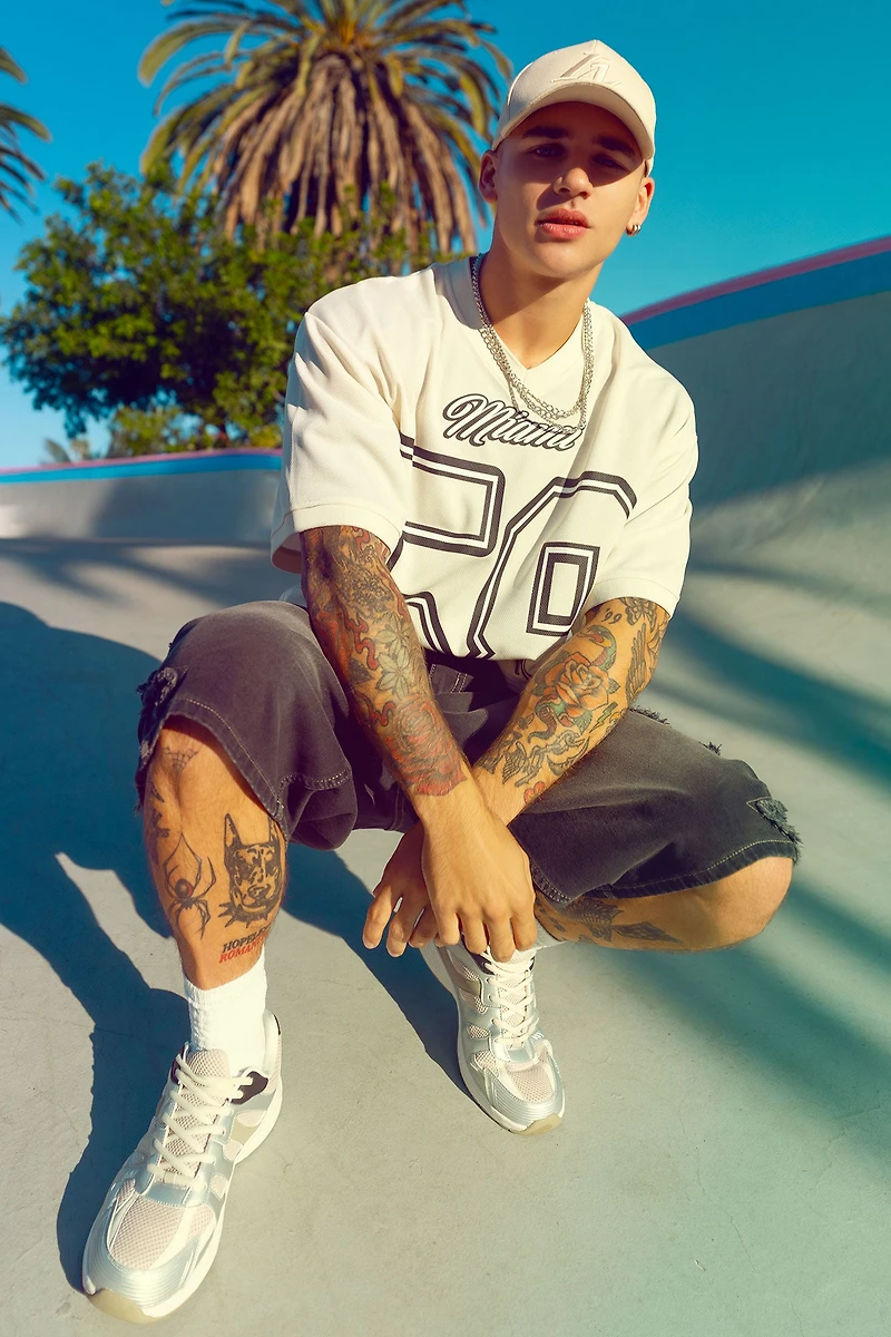 Jersey en filet imprim