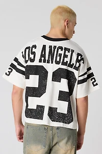 Premium Heavyweight Cotton Boxy Football T-Shirt
