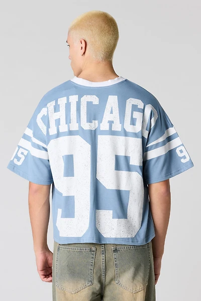 Boxy Graphic Football Jersey