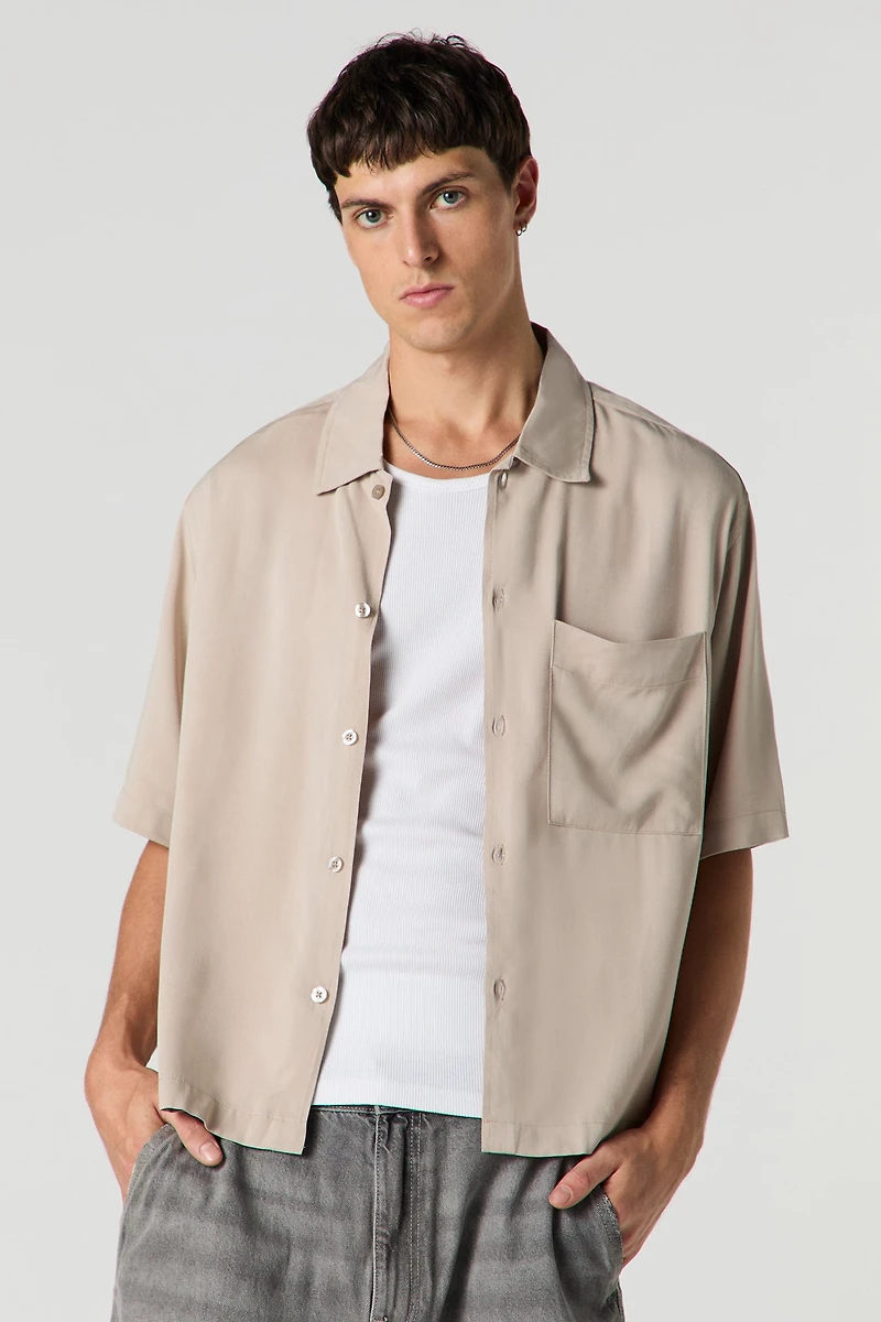 Boxy Button-Up Top