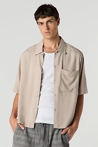 Boxy Button-Up Top