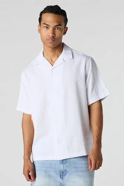 Haut boutonné en tricot avec col