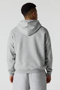 Haut carré à capuchon en molleton luxueux lourd