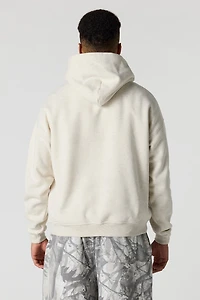 Haut carré à capuchon en molleton luxueux lourd