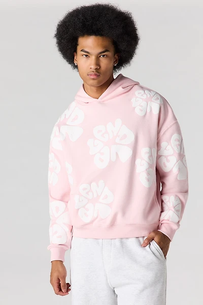 Legend Graphic Boxy Fleece Hoodie