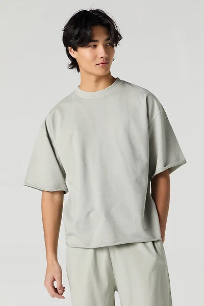 Washed Boxy Fleece T-Shirt