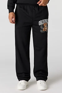 Graphic Baggy Fleece Sweatpant