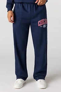Graphic Baggy Fleece Sweatpant