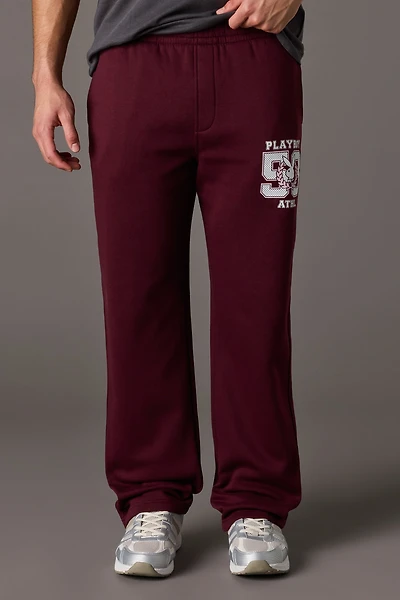 Pantalon d'entraînement baggy en molleton à imprimé Playboy