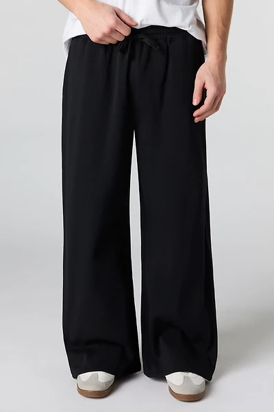 Fleece Wide Leg Sweatpant