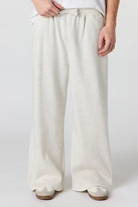 Pantalon d'entraînement à jambe large en molleton