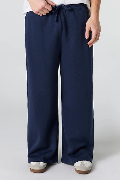 Fleece Wide Leg Sweatpant