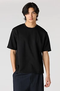 Textured Boxy T-Shirt