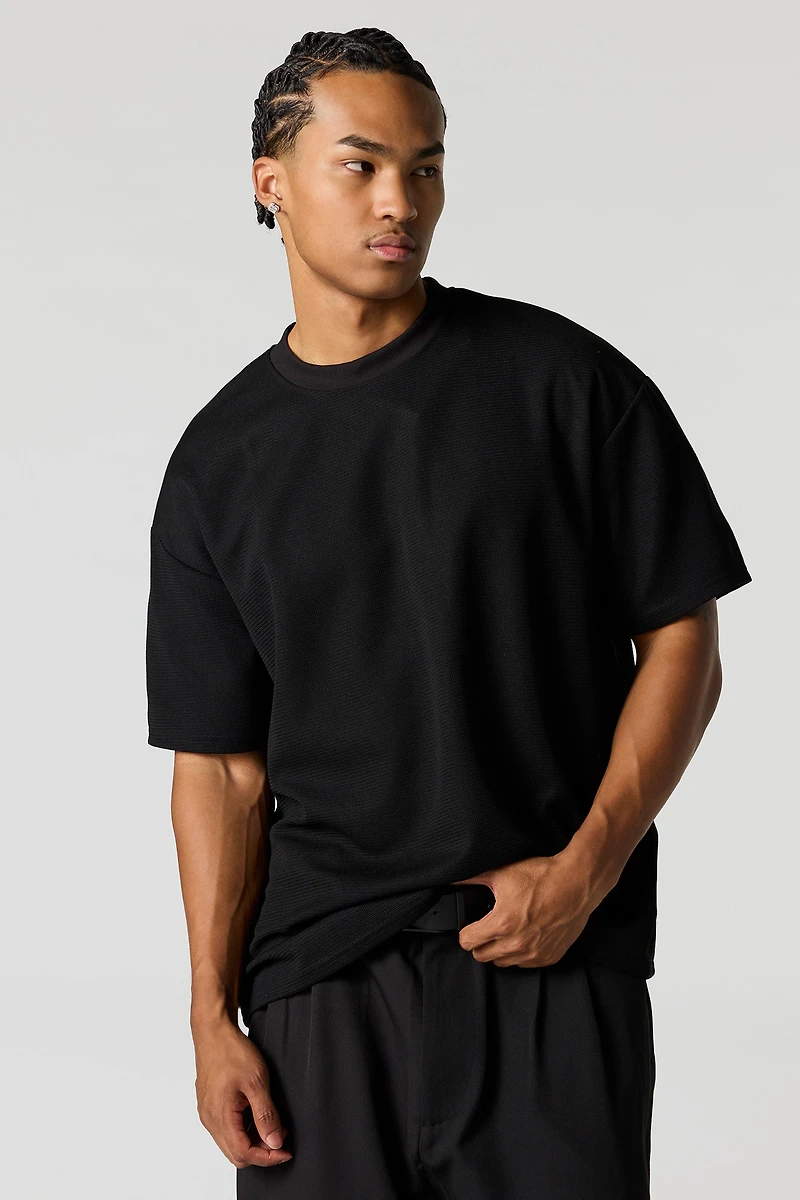 Textured Relaxed T-Shirt