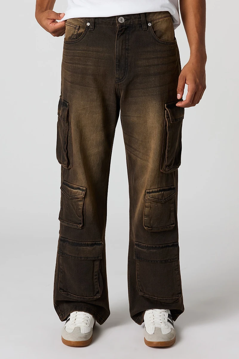 Baggy Multi Pocket Cargo Jean