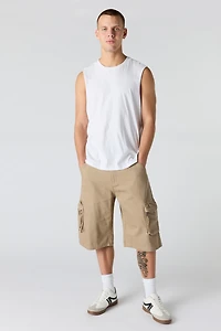 Denim Cargo Short