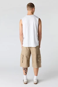 Denim Cargo Short