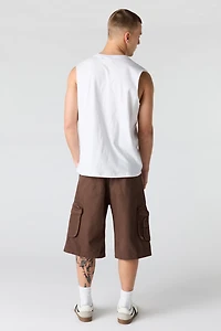 Denim Cargo Short