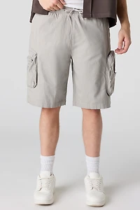 Short cargo à taille coulissante