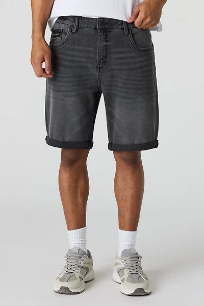 Slim Mid Denim Short