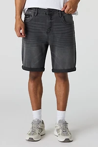 Slim Mid Denim Short