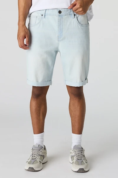 Short en denim mince