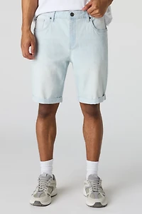 Short en denim mince