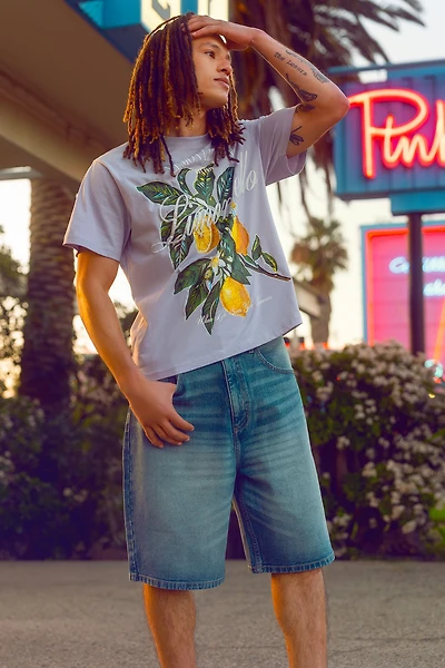 Baggy Tinted Medium Denim Short