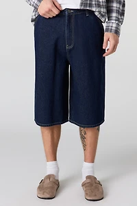 Short de planchiste baggy en denim