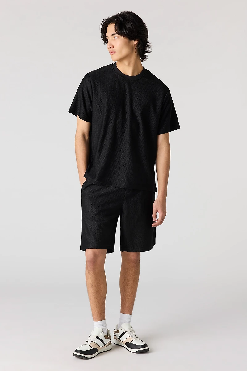 Honeycomb Crewneck T-Shirt