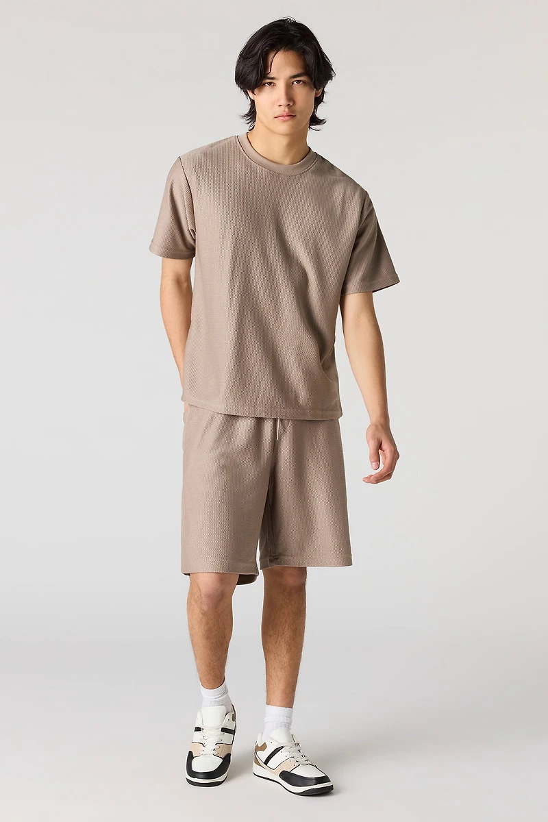 Honeycomb Crewneck T-Shirt