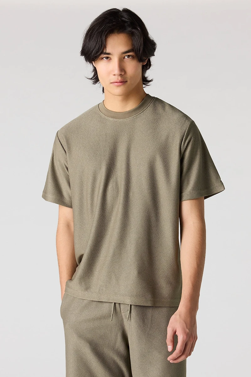 Honeycomb Crewneck T-Shirt