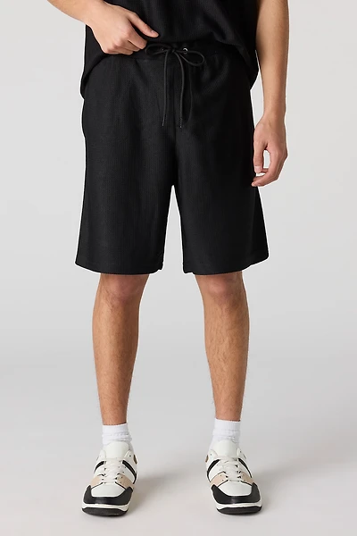 Honeycomb Drawstring Short