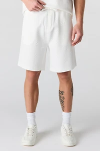 Short en tricot de jacquard