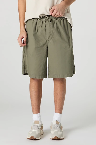 Drawstring Longline Short