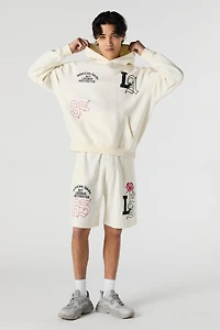 Graphic Fleece Short