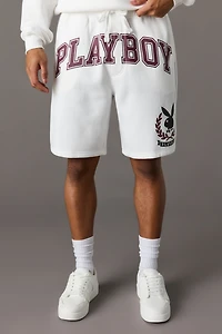 Short en molleton à imprimé Playboy