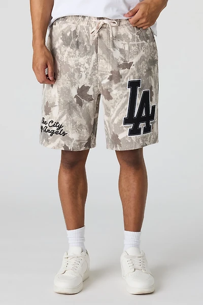 Graphic Fleece Short