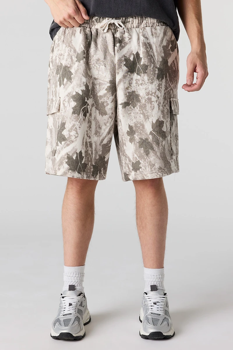 Fleece Baggy Cargo Short