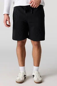 Embossed Fleece Short 8.5"