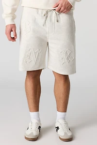 Short en molleton embossé 8,5 po
