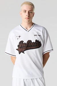 Jersey en filet imprimé