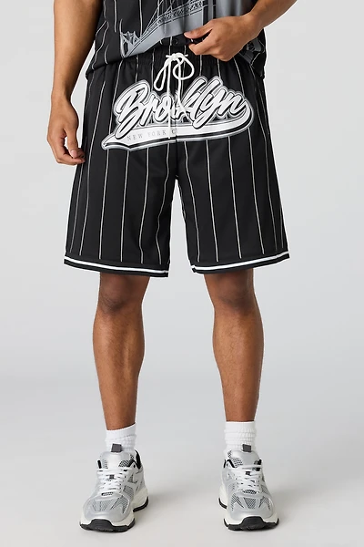 Graphic Mesh Short