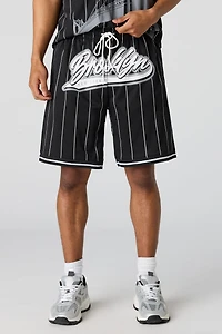 Graphic Mesh Short