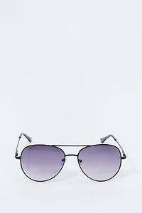 Round Aviator Sunglasses