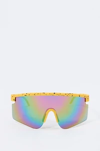 Lunettes de soleil avec éclaboussures peinture